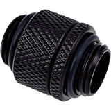 Alphacool eiszapfen double nipple rotatable g1 4 ag to g1 4 ag aansluiting (zwart)