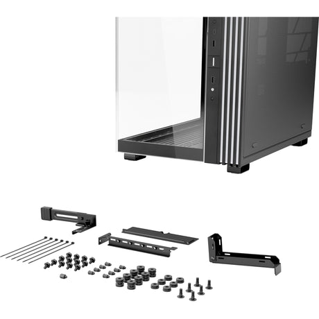 Be quiet! light base 600 lx midi tower behuizing (zwart | 2x usb-a | 1x usb-c | rgb | window)
