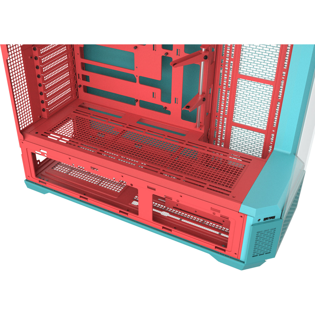 Thermaltake view 600 tg mint strawberry big tower behuizing (mint bes | 2x usb-a | 1x usb-c | tempered glass)