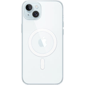 Apple doorzichtig hoesje met magsafe voor iphone 15 plus telefoonhoesje (transparant)