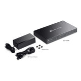 Tp-link omada es210gmp 10-poort gigabit easy managed switch (zwart, 8x poe+, 1x gigabit sfp)