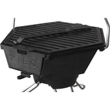 The windmill kibo grill model 3.0 houtskoolbarbecue (zwart)