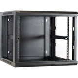 Dsi 9u wandkast met glazen deur - ds6609 server rack (zwart, 600 x 600 x 500mm)