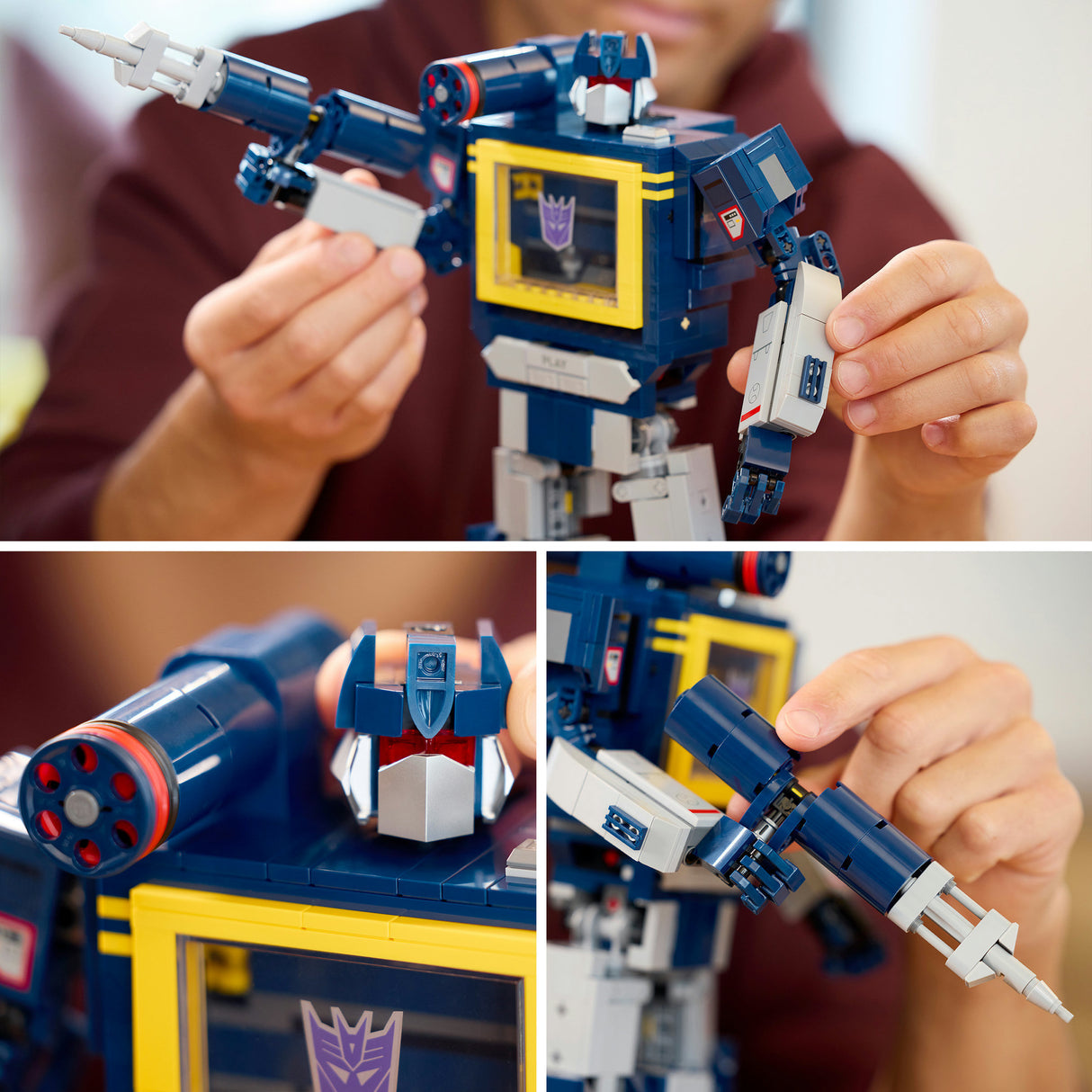 Lego ® icons transformers: soundwave - transformers collectie - 10358
