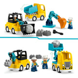 Lego duplo town 10475 - 3-in-1 bouwvoertuigen - creatief speelgoed