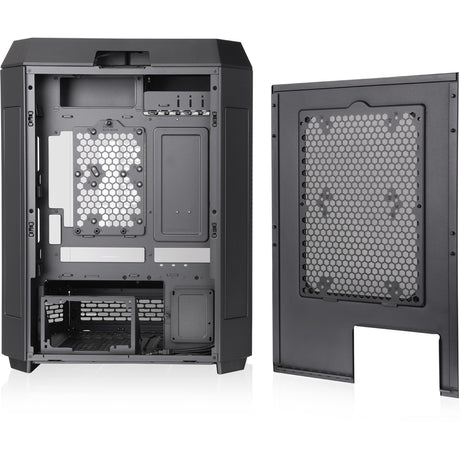 Thermaltake the tower 600 midi tower behuizing (zwart | 4x usb-a | 1x usb-c | tempered glass)