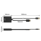 Act connectivity hdmi naar displayport adapter, 4k@60hz (zwart)