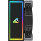 Sharkoon a50 rgb cpu-koeler (zwart, 4-pins pwm fan-connector)
