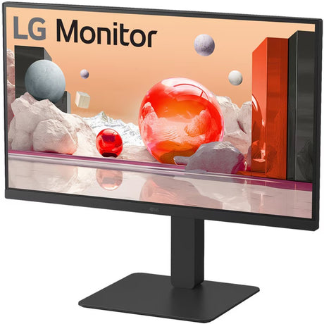 Lg 27ba650 27 monitor (zwart, hdmi, displayport, audio, usb-c)
