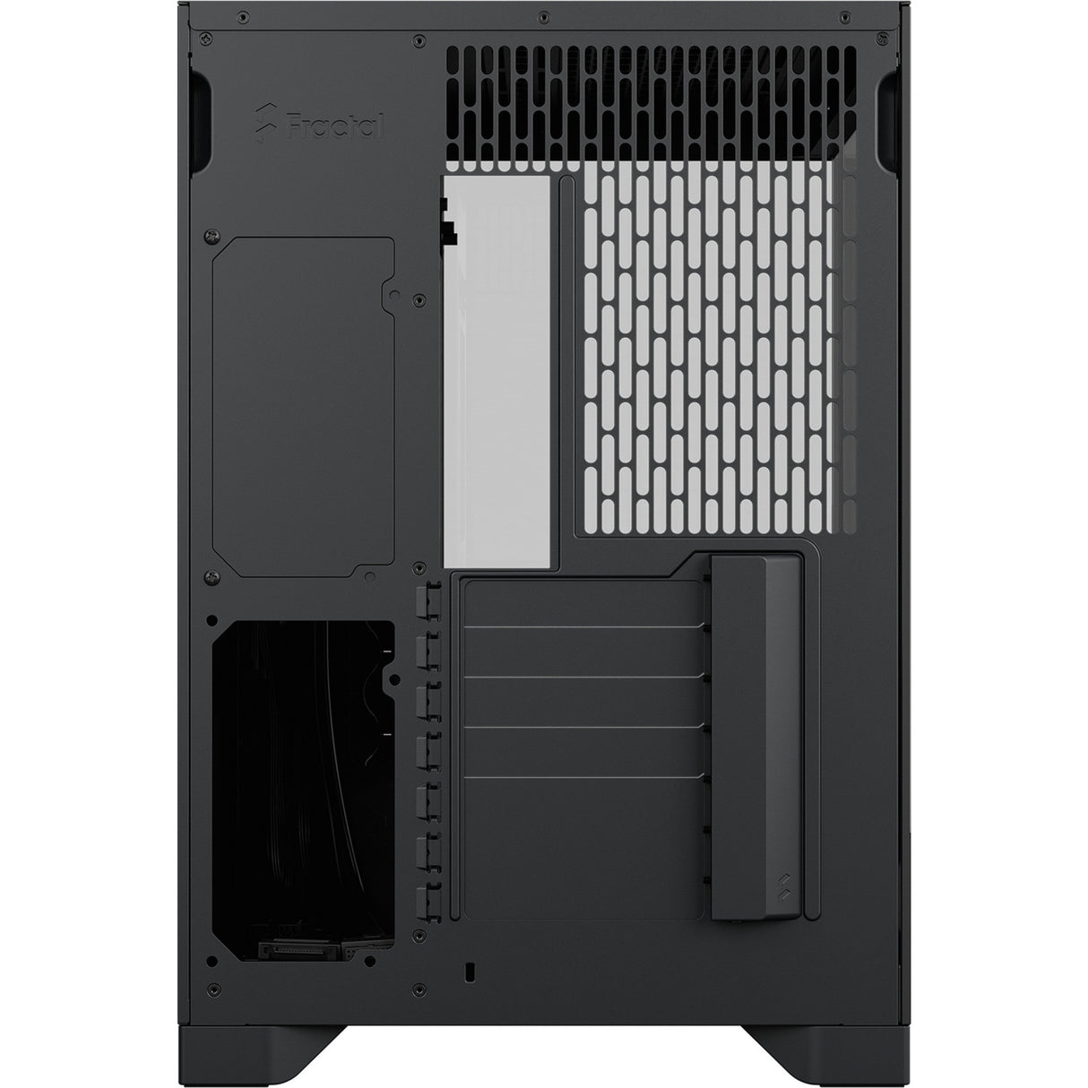 Fractal design pop 2 vision rgb midi tower behuizing (zwart | 1x usb-a | 1x usb-c | rgb | tempered glass)