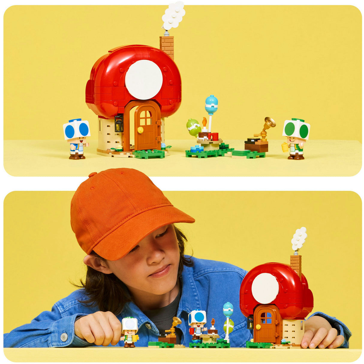 Lego ® super mario™ toads huisfeestje, speelgoed - 72041