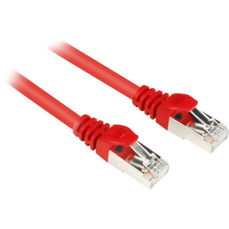 Sharkoon netwerkkabel sftp, rj-45 met cat.6 (rood, 0,5 meter)