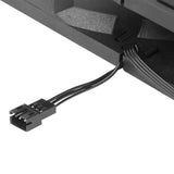 Silverstone air penetrator 184i argb case fan (zwart, 180 x 180 x 32 mm, pwm)