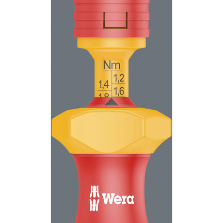 Wera kraftform kompakt vde 16 torque extra slim 1 tool finder schroevendraaier (rood geel, 16‑delig)