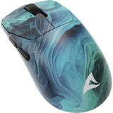 Sharkoon sgm25w gaming muis (turquoise blauw, 12.000 dpi, rgb leds)