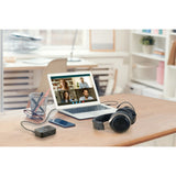 Kensington universal 3-in-1 pro audio headset switch (bluetooth, usb, 3,5mm audio)