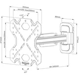 Neomounts select wl40s-840bl12 tv wandsteun bevestiging (zwart)