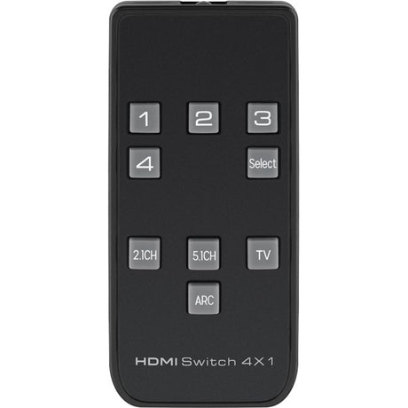 Goobay hdmi switch 4-1 audio output 4k kvm-switch (zwart)