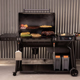 Traeger woodridge pro pellet barbecue (zwart, wifire)