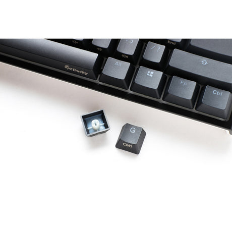 Ducky one 2 pro mini classic rgb mechanisch gaming toetsenbord (zwart, us lay-out (qwerty), cherry mx speed silver, 60%, rgb led, double-shot pbt, quack mechanics)