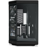 Hyte y70 touch infinite midi tower behuizing (zwart | 2x usb-a | 1x usb-c | tempered glass)