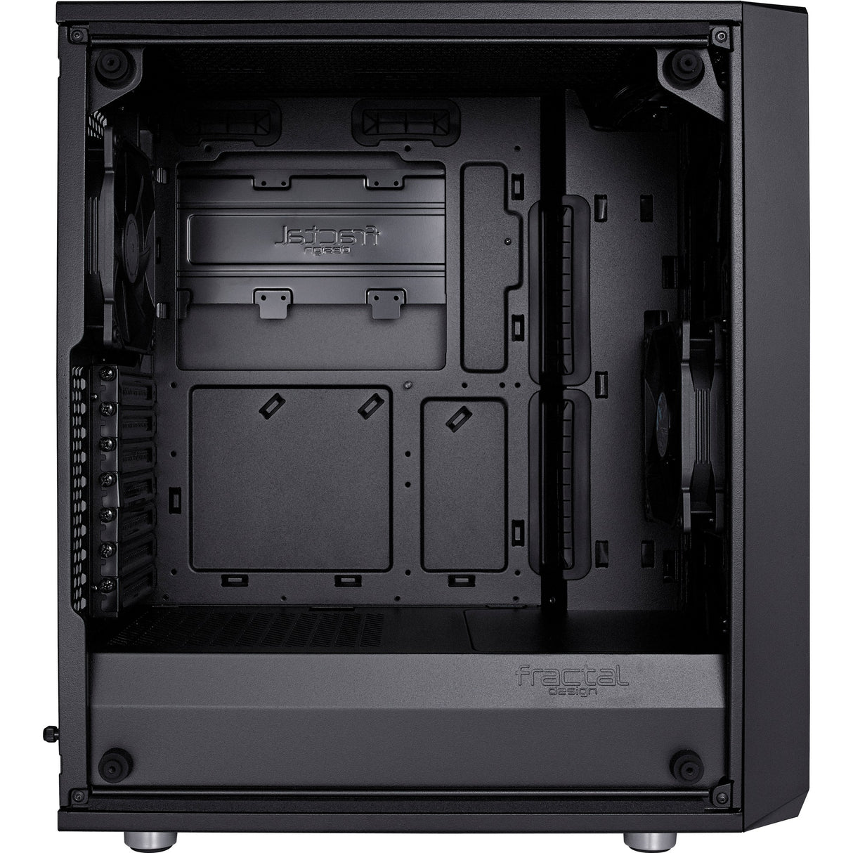 Fractal design meshify c midi tower behuizing (zwart | 2x usb-a | tempered glass)