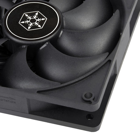 Silverstone air penetrator 120i case fan (zwart, 120 x 120 x 25 mm)
