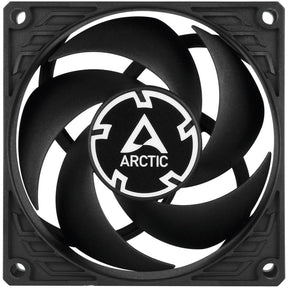 Arctic p8 pwm pst case fan (zwart, 80 x 80 x 25 mm)
