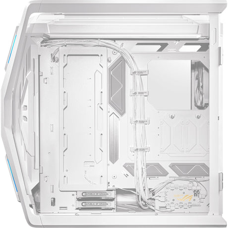 Asus rog hyperion gr701 big tower behuizing (wit | 4x usb-a | 2x usb-c | rgb | tempered glass)