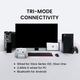 Gamesir g7 pro tri-mode - shadow ember gamepad (zwart donkerrood, xbox series x|s, xbox one, pc, android, steam)