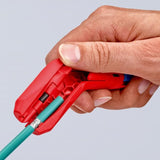 Knipex universeel ontmantelingsgereedschap - ergostrip links - rood