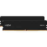 Crucial 64 gb ddr4-3200 (2x 32 gb) dual-kit werkgeheugen (zwart, cp2k32g4dfra32a, pro, xmp 2.0 )