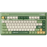 Iqunix og80 camping wireless mechanical keyboard (groen, us lay-out (qwerty), cherry mx red, 80% (tkl), rgb leds, hot-swappable, pbt, 2.4ghz | bluetooth 5.1 | usb-c)