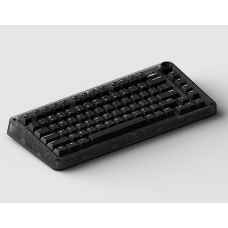 Iqunix zx75 dark side wireless mechanical keyboard (zwart, us lay-out (qwerty), gateron brown, 75%, rgb leds, hot-swappable, double-shot pbt, 2.4ghz | bluetooth 5.1 | usb-c)