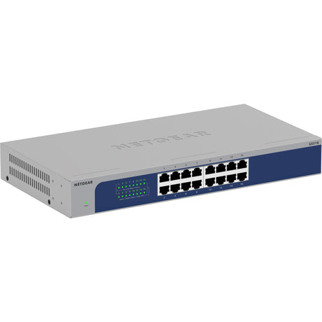 Netgear gs516 switch (grijs blauw)