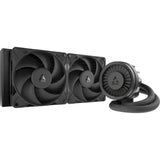 Arctic liquid freezer iii pro 280 waterkoeling (zwart, 4-pins pwm fan-connector)