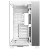 Antec c8 aluminum midi tower behuizing (wit zilver | 2x usb-a | 1x usb-c | tempered glass)