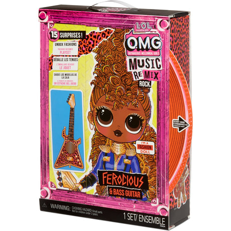 Mga entertainment l.o.l. surprise! omg remix rock - ferocious and bass guitar pop