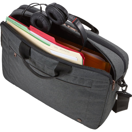 Case logic era 15.6 laptop bag eralb-116-obsidian laptoptas (donkergrijs)