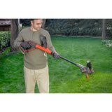 Black+decker 18v afs grastrimmer zonder accu (zwart oranje, 28 cm, accu en oplader niet inbegrepen)