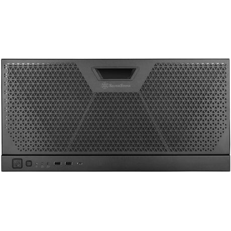 Silverstone rm51 rack behuizing (zwart | 5u | 2x usb-a | 1x usb-c)