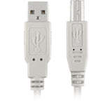Sharkoon usb-a 2.0 > usb-b kabel (grijs, 0,5 meter)