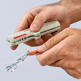 Knipex 16 65 125 sb kabelstripper geschikt voor: cat5 kabel 4.5 tot 10 mm 0.2 tot 4.0 mm²