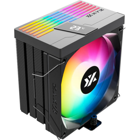 Xyz pc gear thermax 4 pulsar a-rgb cpu-koeler (zwart, argb, pwm)