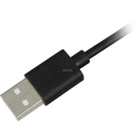 Sharkoon usb-a 2.0 - usb-c kabel (zwart, 2 meter)