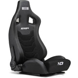 Next level racing ers4 elite reclining seat - pu leder suède edition gamestoel (zwart)