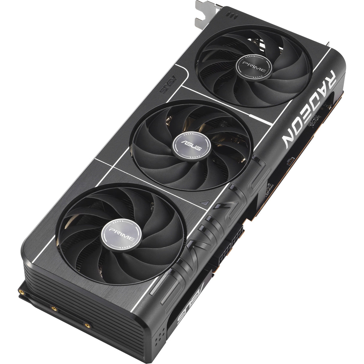 Asus prime radeon rx 9070 oc grafische kaart (grijs, 3x displayport, 1x hdmi, rdna4)