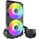 Arctic liquid freezer iii pro 280 a-rgb waterkoeling (zwart, 4-pins pwm fan-connector)