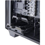 Inter-tech x-608 infinity micro midi tower behuizing (zwart | 1x usb-a | 1x usb-c | rgb | window)