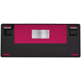 Lorgar kbp7075w rgb mechanisch gaming toetsenbord (zwart, us lay-out (qwerty), logar toxic purple, 75%, rgb, hot-swappable, pbt double-shot, bluetooth | 2.4ghz | usb)
